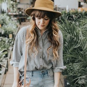 Madewell Flannel Westward Shirt in Stripe